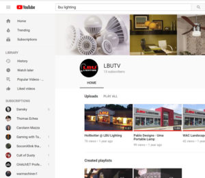 LBU Lighting Youtube Channel