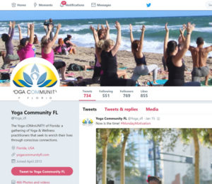 Yoga Community of Florida Twitter