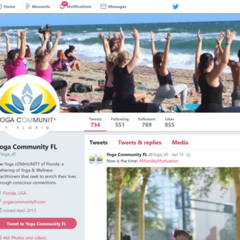 Yoga Community of Florida Twitter
