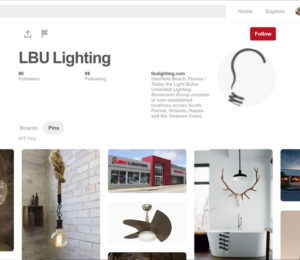 LBU Lighting Pinterest